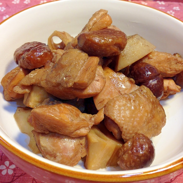 むき甘栗で 鶏もも肉とレンコンの甘辛煮 レシピ 作り方 By Tomo146 楽天レシピ